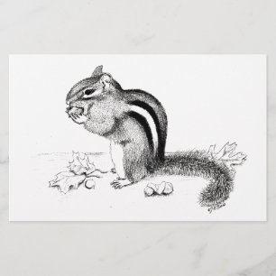 Chipmunk Stationery