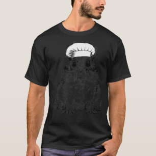 Chipmunk Striped Squirrel Chef Funny Cooking Cook T-Shirt