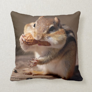 Chipmunk Stuffing His Face Cushion