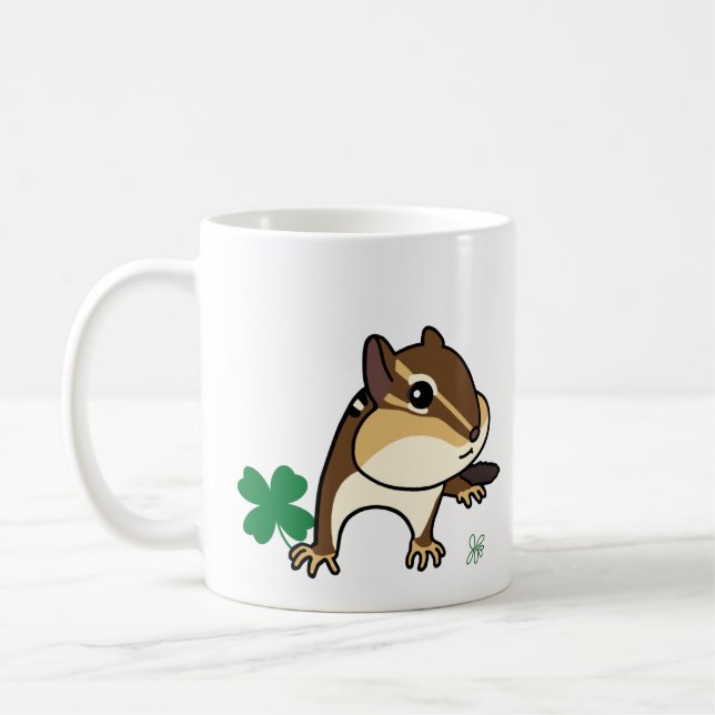 Chipmunk Truly Yours Coffee Mug シマリスのマグカップ (Left)