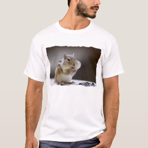 Chipmunk with Cheeks Full Photo T-Shirt