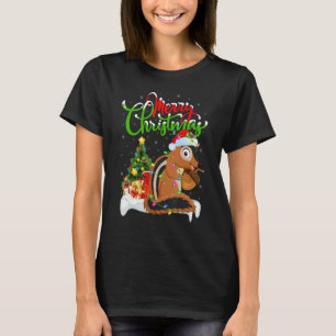 Chipmunk   Xmas Decorations Santa Chipmunk Christm T-Shirt