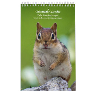 Chipmunks 2025 calendar