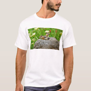 Chipmunks and wildflowers T-Shirt