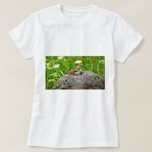 Chipmunks and wildflowers T-Shirt