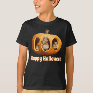 Chipmunks Inside Boo Jack-o-Lantern T-Shirt