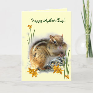 Chipmunk's Mothers Day Card
