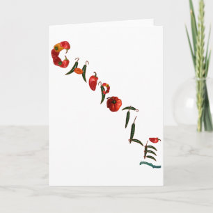 Chipotle Chilli Peppers Card