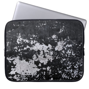 Chipped black paint laptop sleeve