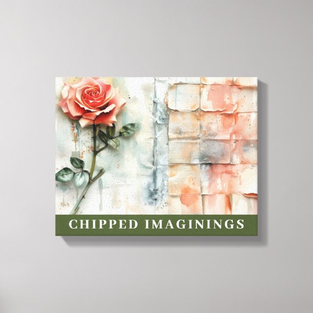 CHIPPED IMAGININGS Stretched Canvas Print (Front)