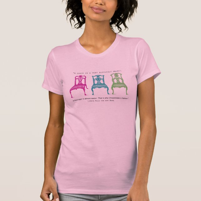 Chippendale Chairs T-Shirt (Front)