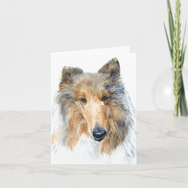 Chipper the Collie Notecard (Front)