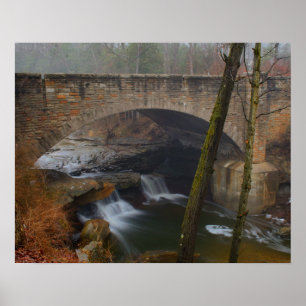 Chippewa Creek Falls in the Cleveland Metro Parks Poster