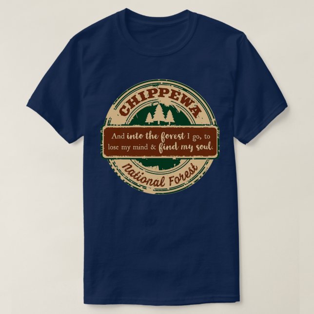 Chippewa National Forest 2 T-Shirt (Design Front)