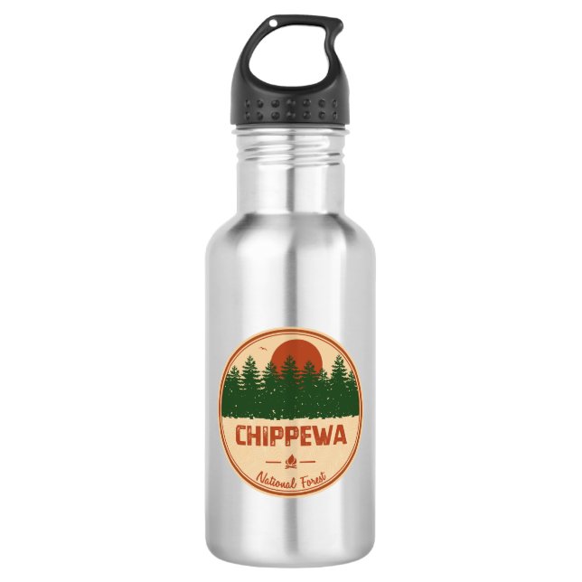 Chippewa National Forest 532 Ml Water Bottle (Front)