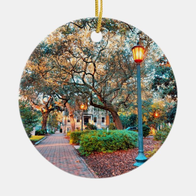 Chippewa Square Dawn Ornament (Front)