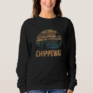 Chippewas Vintage Sunset Distressed Sweatshirt