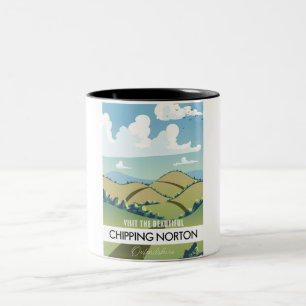 Chipping Norton Oxfordshire Two-Tone Coffee Mug