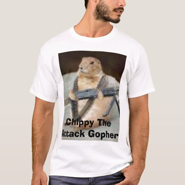  Chippy The Attack Gopher T-Shirt (Front)
