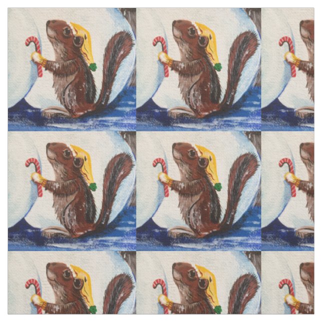 Chippy the Snowman Maker Fabric (Swatch)
