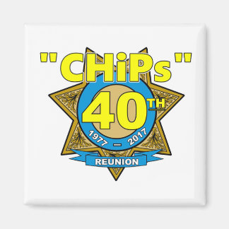 CHiPs 40th Anniversary Magnet