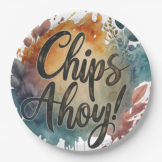 Chips Ahoy Paper Plate