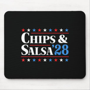 Chips And Salsa 2028 Funny Presidential Election 2 Mouse Mat