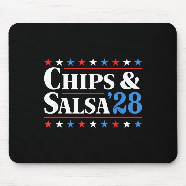 Chips And Salsa 2028 Funny Presidential Election 2 Mouse Mat (Front)