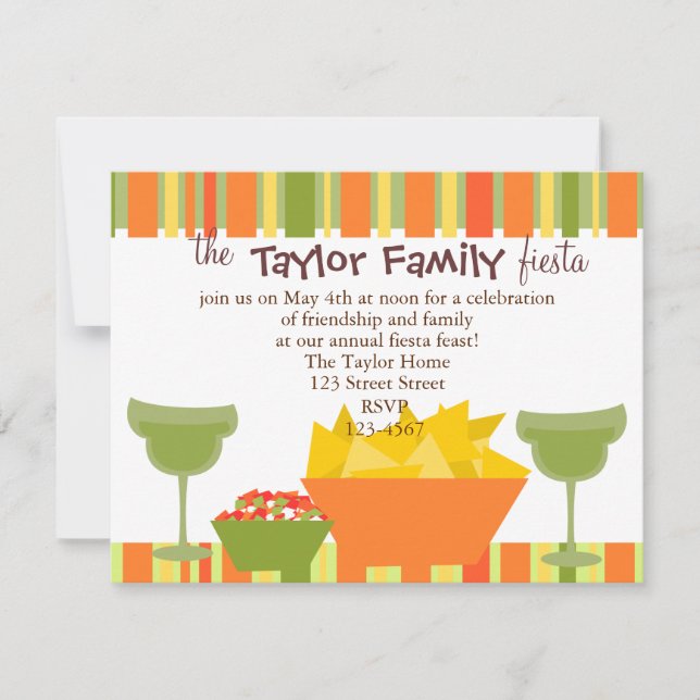 Chips and Salsa Invitation (Front)