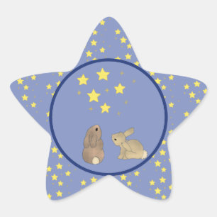 Chips and stars star sticker
