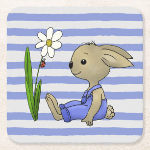 Chips and stiffeners  square paper coaster