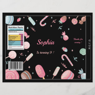 Chips Bag Candyland Wrapper Party Favour Bag