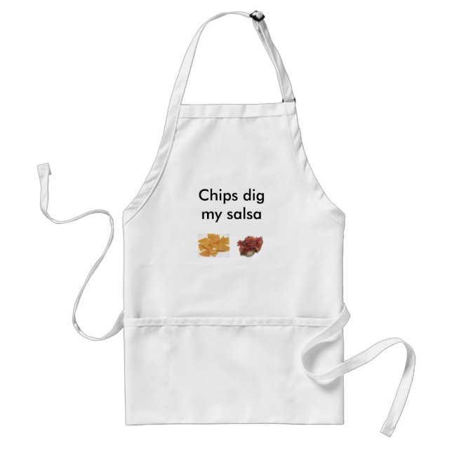 Chips Dig My Salsa Standard Apron (Front)