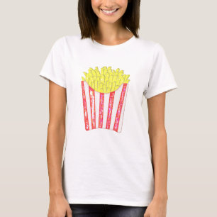 Chips French Fries Personalised Gift T-Shirt