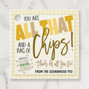 Chips Gift Tag