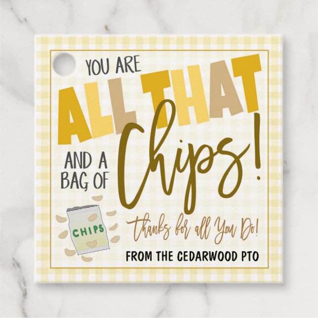 Chips Gift Tag (Front)