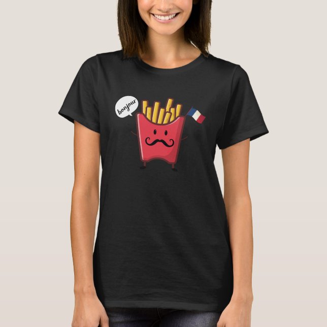 chips say bonjour T-Shirt (Front)