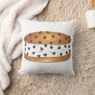 Chipwich Chocolate Chip Cookie Ice Cream Sandwich Cushion