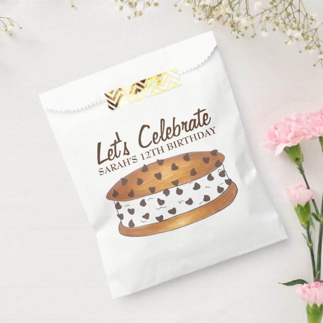 Chipwich Chocolate Chip Cookie Ice Cream Sandwich Favour Bags (Sealed)
