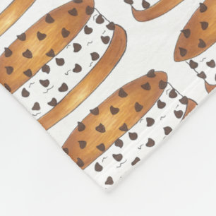 Chipwich Chocolate Chip Ice Cream Sandwich Foodie Fleece Blanket