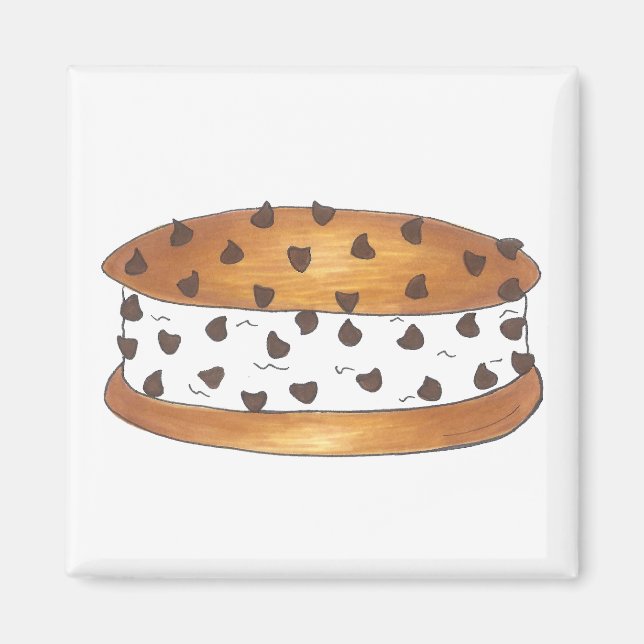 Chipwich Chocolate Chip Ice Cream Sandwich Magnet (Front)