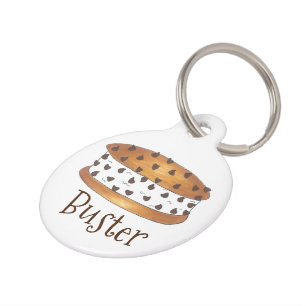 Chipwich Ice Cream Sandwich Personalised Dog Tag