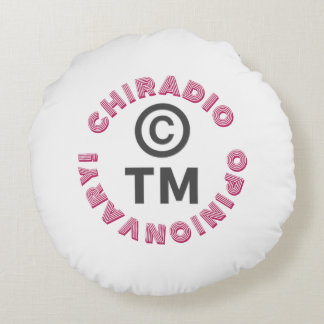 CHIRadio LLC iceCream hat Round Cushion
