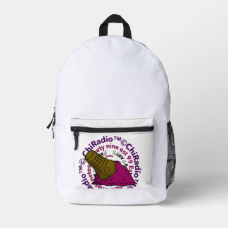 ChiRadio LLC Icecream logo Backpack