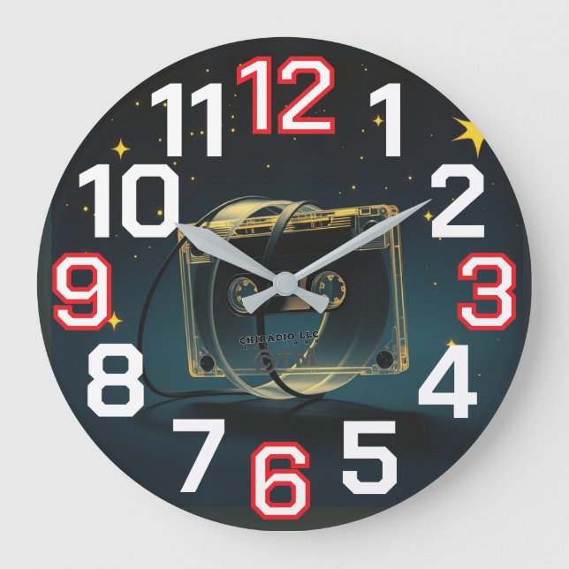 ChiRadioLLC™ Clock designed by www.djelove.com (Front)