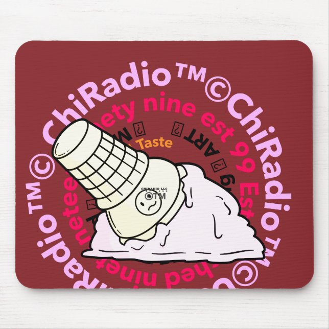 ChiRadioLLC ™ IceCream  Mouse Mat (Front)