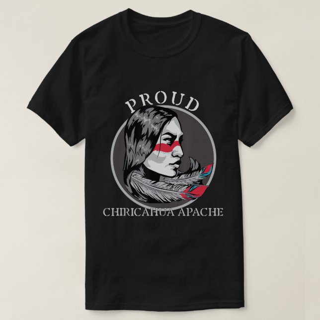 Chiricahua Apache American Indian Tribe Warrior Gi T-Shirt (Design Front)