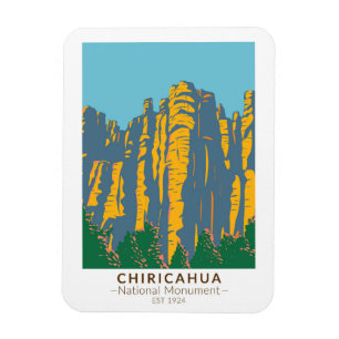 Chiricahua National Monument Hoodoos Arizona Magnet