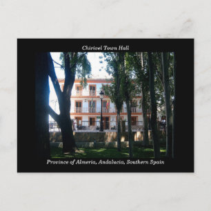 Chirivel Town Hall postcard - Almeria, Spain