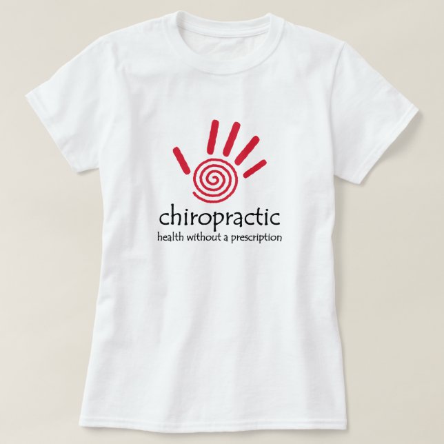 Chiro Health Without Rx T-Shirt (Design Front)